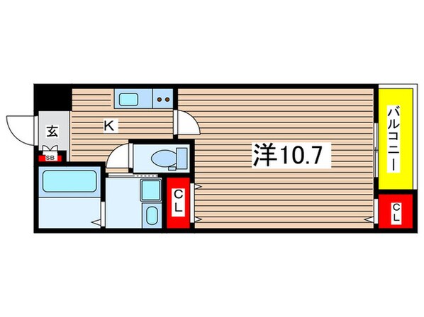 フジパレス尼崎立花Ⅱ番館の物件間取画像